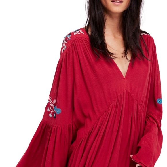 Free People Floral Mini Dress - Picture 2 of 8